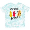 thumbnail image 3 of Inktastic Hey There Buddy with Ketchup Mustard and Hot Dog Boys or Girls Toddler T-Shirt, 3 of 5