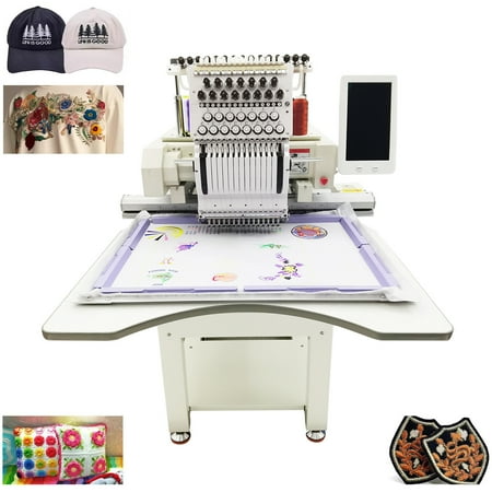 15 Needles Automatic Embroidery Machine Flat Garments Hat Computerized Embroidery Machine