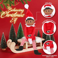 thumbnail image 3 of Muñecas Elfo  Labg De Navidad De Ajustables Decoracion De Navideña Boy Rojo, 3 of 5