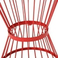 thumbnail image 5 of Christopher Knight Home Lassen Outdoor 16" Iron Side Table, Matte Red, 5 of 6