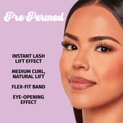 Salon Perfect Pre-Permed Fake Lashes False Eyelashes, 671, Black, 2 Pairs