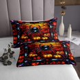 thumbnail image 3 of Erosebridal Fall Pumpkin Coverlet Set King,Animal Spider Bedding Set,Halloween Room Decorative,Ultra Soft,3 Pieces, 3 of 5