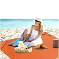 thumbnail image 2 of Bouanq Beach Blanket, Outdoor Picnic mat Beach blanket Sand Free Waterproof for Beach Accessories,78.74x55.12in Large Picnic Blankets for Family Travel Camping Hiking, 2 of 6