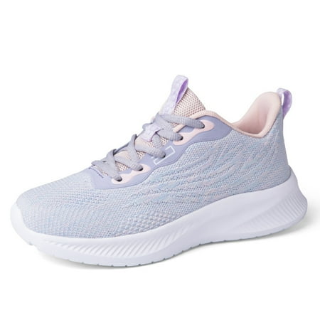 

Women‘s Casual Sneakers Flying Woven Lace-up Running Shoes Breathable Lightweight Walking Shoes
