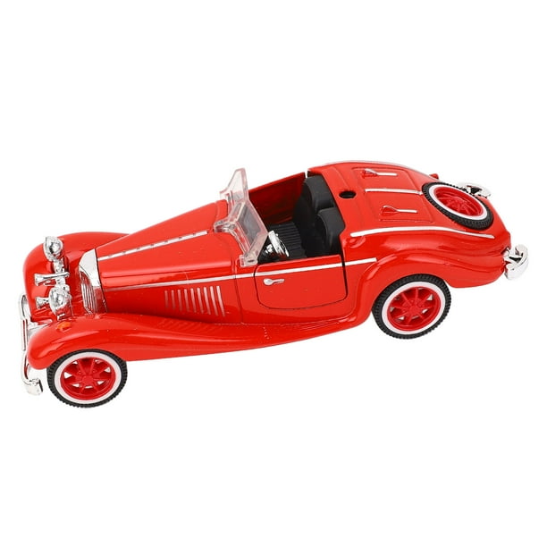 Modelo De Automóvil Convertible Vintage, Toy De aleación Coleccionable De Escala 1: 32 Para La Colección De Amantes Del Automóvil Para Niños