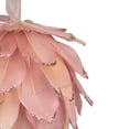 thumbnail image 2 of Northlight 4.5" Coral Pink Glitter Feather Ball Christmas Ornament, 2 of 4