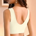 thumbnail image 4 of asdoklhq Summer Fall Sports Bras for Women 2025,Womens Fashion Plus Clearance Women's Bra Soild Wire Free Underwear One-Piece Bra Everyday Underwear, 4 of 6