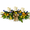 Sunflower-Burlap Bow, variant on 26 Inch 3 Candle Holder Centerpiece Holly Berry-Striped Bow Table Mantel Holiday Decor