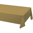 thumbnail image 4 of Plastic Tablecover, Gold, 54" x 108", 4 of 7