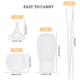 thumbnail image 2 of DIY Cosmetics Bottles Sets with Plastic Squeeze Bottles & Mushroom Cosmetics Cream Jar & Funnel Hopper & Dropper & Stick Clear, 2 of 8