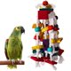 thumbnail image 1 of Juguete masticable de loro Brillar de madera natural grande para loro gris africano 13,78*5,12 pulgadas, 1 of 5