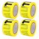 thumbnail image 5 of Cintas De Barricada De Seguridad, Rollo De Cinta De Precaución, 4 Piezas, Uso Versátil, Material De PE, Fondo Amarillo Para área De Control De Tráfico, 5 of 7