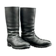 thumbnail image 2 of Kokiya 1/6 Scale Figure Boots Trend Black Miniature Shoes, High Boots Model for 12 inch Male, 2 of 9