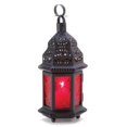 thumbnail image 2 of Zingz & Thingz 13245 Red Moroccan Candle Lantern, 2 of 3