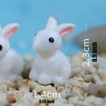 thumbnail image 3 of Kokovifyves Easter Decorations Craft Garden Pvc Rabbit Miniatures 2.5X2Cm Easter Day, 3 of 3