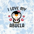 thumbnail image 4 of Inktastic I Love My Abuela with Cute Penguin and Hearts Girls Baby Bodysuit, 4 of 5