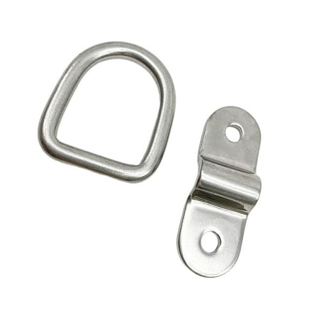 

D Ring Tie Downs Lashing Rings Easy Installation Cargo Hook Trucks Boats Motorcycles Vehicles Loads Garages Warehouses