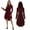 Wine red, variant on RTOPDS Renaissance Costume Women,Medieval Dress Hooded Robe Lace Up Halloween Costume for Womens(Black,S)