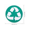 thumbnail image 2 of 6 Pcs Autocollants de Classification des Déchets Autocollants de Recyclage Autocollants de Poubelle, 2 of 8