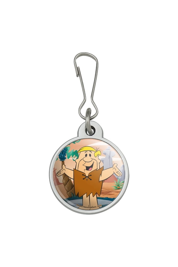 The Flintstones Barney Character Jacket Handbag Purse Luggage Backpack Zipper Pull Charm