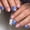 JML452 (glue type), variant on Short oval nail fresh blue French manicure patch cute flower little bee polka dot fake nail wear nail