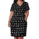 thumbnail image 3 of Vestido con botones y simbolos de alquimia vestidos elegantes de mujer para vestido de noche, 3 of 7