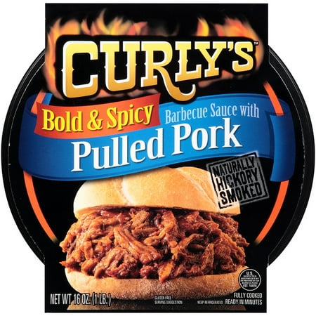 Curly's Bold & Spicy Naturally Hickory Smoked Pulled Pork, 16 Oz