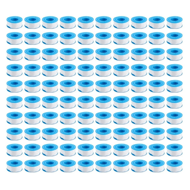 Cinta selladora de agua flexible, 100 piezas, para grifos, duchas, mangueras y tuberías - Kit de reparación de fugas, resistente al agua, duradero