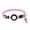Pink, variant on Anti-Lost Collar Breakaway Pet Nylon Collar with Waterproof Tracker-Case Lightweight Safety Pet Collar 0.4’’ Wide