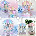 thumbnail image 6 of Kayannuo 2pc Kids Girls LED Carousel Light Music Box Birthday Gift Musical Toy Birthday Gifts Christmas Gifts, 6 of 6
