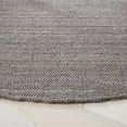 thumbnail image 3 of SAFAVIEH Kilim Roderick Solid Area Rug, Light Grey, 6' x 6' Round, 3 of 8