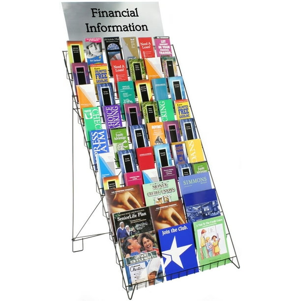 Wire Display Rack for Books, Magazines and CDs, 29