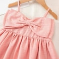 thumbnail image 4 of Gibobby Toddler Girl Dress Little Girls Short Sleeve Dresses 12 18 24 Months 2T 3T 4T 5T Summer Casual Skater Swing Twirly Sundress(6-7 Years,Red), 4 of 9