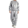thumbnail image 1 of TureClos Fitness Sweat Sauna Suit Weight Loss Full Body Sweat Sauna Suit Exercise Gym Anti-Rip PVC for Men Women, 1 of 9