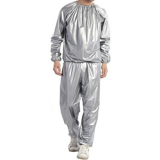 MIRACLE BODY SAUNA SUIT （値下げ可能） Athletic Works Sauna Suit Small/Medium Silver with Reflective