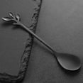 thumbnail image 6 of Kiibsot 4.7 Inches Mini Stainless Steel Leaf-Shaped Coffee Spoons - 10-Piece, Espresso & Dessert Tea Spoons Teaspoon, Perfect for Demitasse & Small Servings, 6 of 9