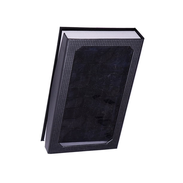 Minnieouse Caja transparente de 72 agujeros para exhibir joyas, almacenamiento de pendientes, rectangular de moda, escaparate, regalo sólido Bolsas de maquillaje Negro Minnieouse CE015140-01