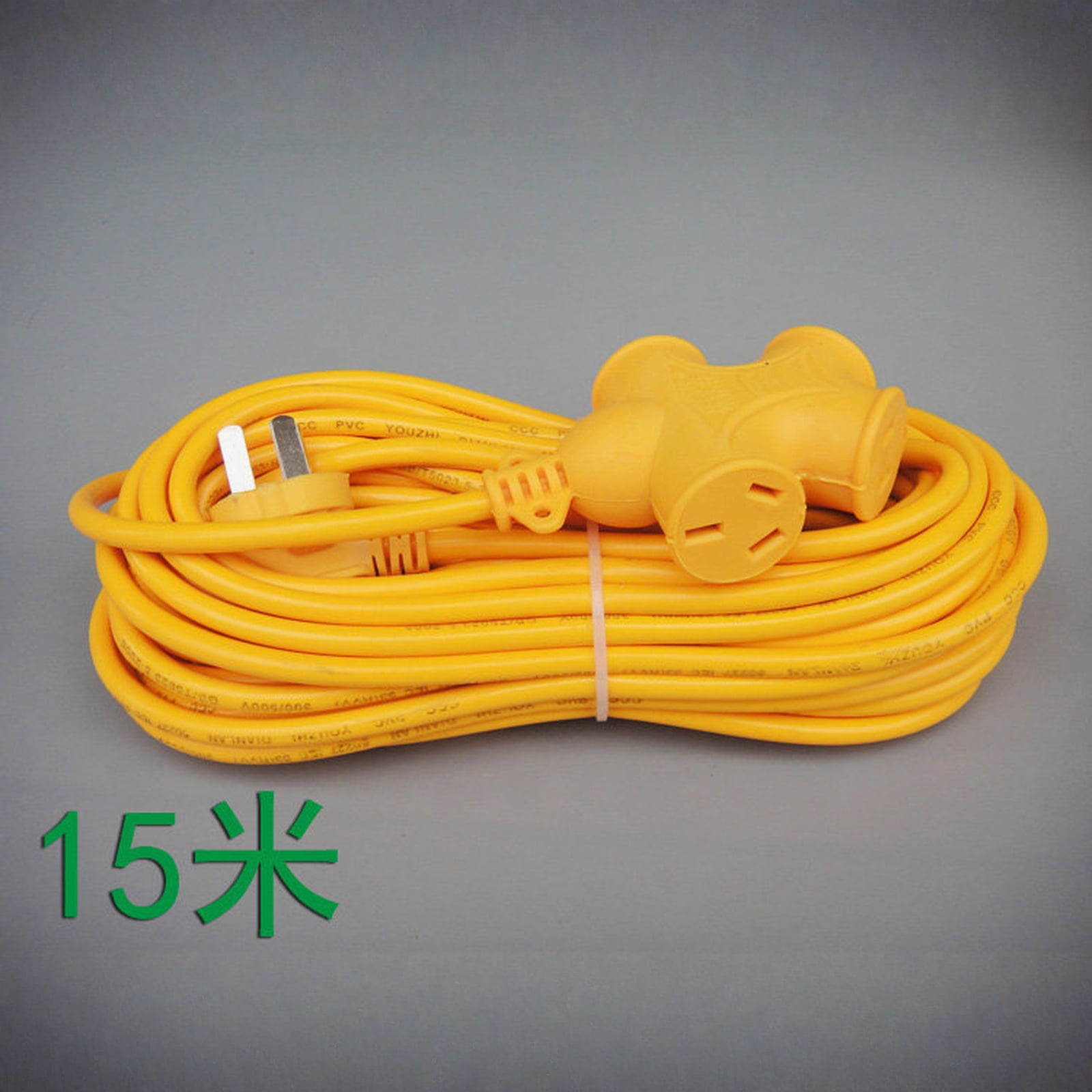 Power Strip with Extension Cord 50FT, Heavy Duty Outlet Surge Protector with Multiple Outlets, Industrial Grade Anti Explosion Shockproof Power Bar for Workshop Garage