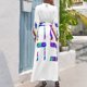 thumbnail image 2 of Ahavah Love en hebreo 21419 Vestido largo Vestidos de mujer de lujo Vestido largo de verano para mujer Vestidos elegantes para mujer, 2 of 4
