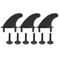 thumbnail image 1 of Soft Fin Rudder, Three Fins Fin Rudder PVC Material  Easy To Install Flexible Stable  For Longboard For Surfboard, 1 of 7