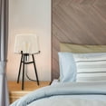thumbnail image 3 of Globe Electric Lancaster 20" Table Lamp, Black Finish, Exposed Chrome Socket, Metal Base, Clear Glass Shade, In-Line Rocker Switch, 67024, 3 of 6