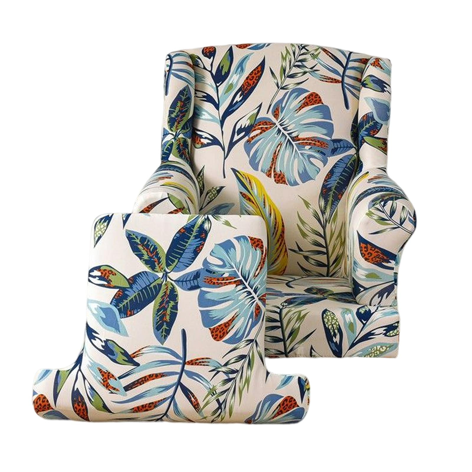 Stretch Wingback Chair Cover Sofa Cover Washable Chair Protector