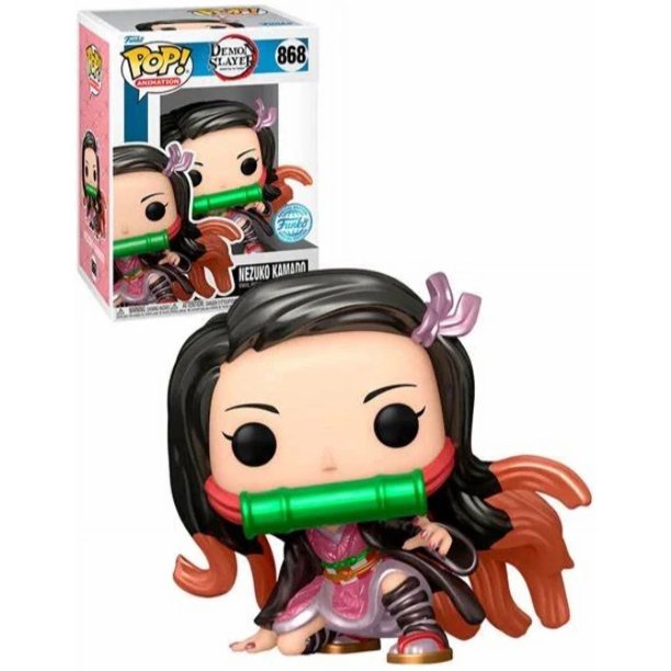 FUNKO POP ANIME Demon Slayer AGATSUMA 869# HASHIBIRA 1057# 870# KAMADO 874# 873# 868# Action Toy Figures Collection Model Toys