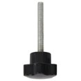 thumbnail image 5 of 6 pcs M6 x 50 mm locking star-shaped plastic head male thread knob grip, 5 of 5