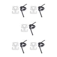 thumbnail image 2 of Soidarity Diving Hook Buckle with Bungee Gear Belt Snorkeling Dive Rope Swimming Stainless Parts Equipment Retainer Steel D-Ring Type2, 2 of 6