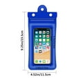 thumbnail image 2 of MesaSe 3-layer Sealed Waterproof Mobile Phone Bag Transparent Diving Swimming Phone Porective Pouch, 2 of 10