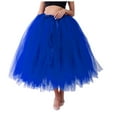 thumbnail image 1 of Mikilon Tutu Skirt Elastic Lady Teen Adult Tulle Tutu Skirt Long Ladies 80's Tulle Tutu Skirt, 1 of 6
