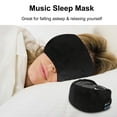 thumbnail image 2 of Graflsoa Wireless Bluetooth Sleep Mask with Music, Rechargeable Eye Cover for Fatigue Relief, Full Coverage Light Blocking, Blue Smart Eye Mask, 2 of 6