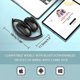 thumbnail image 4 of Auriculares supraaurales Bluetooth Auriculares envolventes inalámbricos Sendowtek Llamadas manos libres plegables con micrófono Soporte estéreo de alta fidelidad Micro Sd/tf/fm para computadora p, 4 of 4