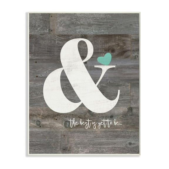 Stupell Industries And The Best Wood Textured Family Word Design Graphic Art Unframed Art Print Wall Art, 13x19, by Jo Moulton